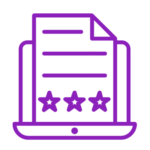 Course review icon graphic